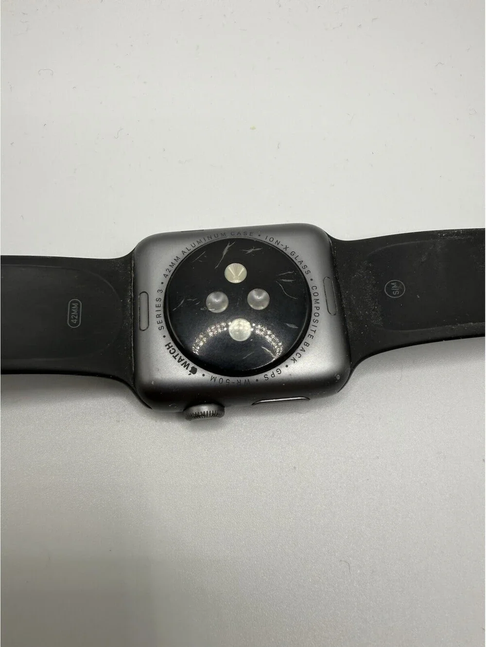 Apple Watch Series 3 GPS 42mm Aluminum Gray Case Watch MQK22LL/A W/ Box